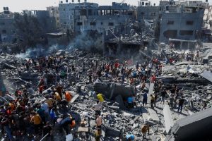 OMS cita relatos de 1.000 corpos não identificados sob escombros de Gaza