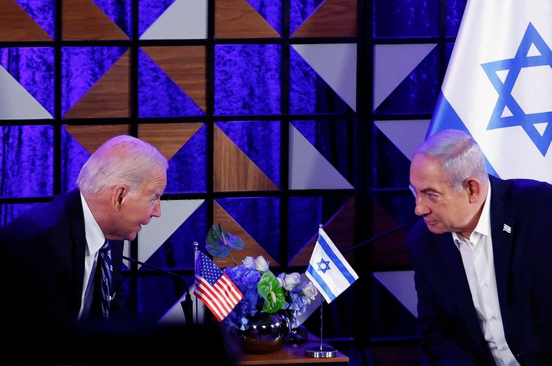 Viagem a Israel vincula Biden e EUA a qualquer ofensiva em Gaza