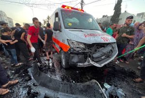 Ministério da Saúde de Gaza diz que Israel atacou comboio de ambulâncias