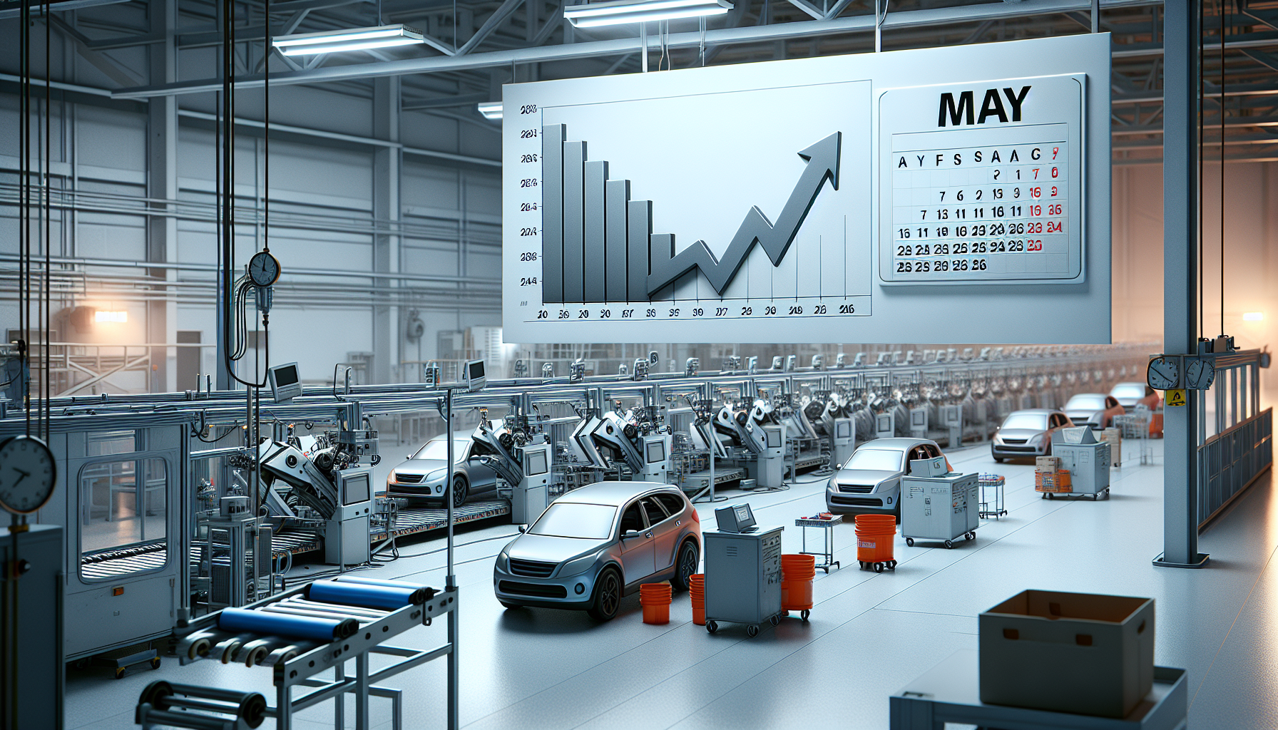 Indústria automobilística registra queda de 26,8% na fabricação de veículos durante o mês de maio, impactando o setor e a economia nacional
