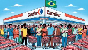 Boicote à carne: Carrefour lida com crise e risco de desabastecimento no mercado brasileiro, impactando suas operações no país