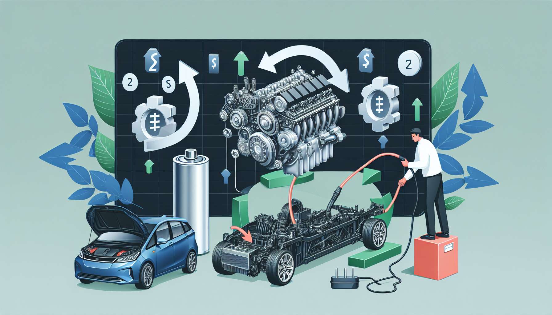 Estudo aponta que substituir bateria de carro elétrico é economicamente mais vantajoso que reparar motor a combustão