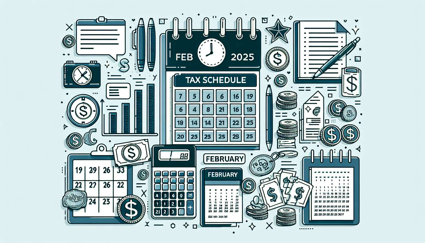 Explore o Calendário Fiscal Completo para Fevereiro de 2025: Não Perca os Prazo Essenciais para Obrigações Tributárias, Declarações e Pagamentos. Garanta a Conformidade e Planejamento Eficaz para Evitar Multas e Outros Imprevistos em Suas Finanças