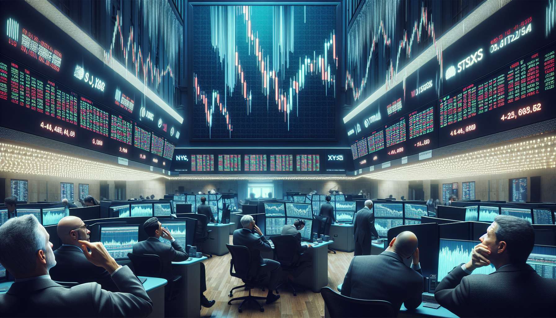 Mercados de Futuros em Nova York Iniciam Semana em Baixa, Refletindo Incertezas e Cautela entre Investidores que Buscam Sinais Positivos para Alavancar Expectativas Econômicas