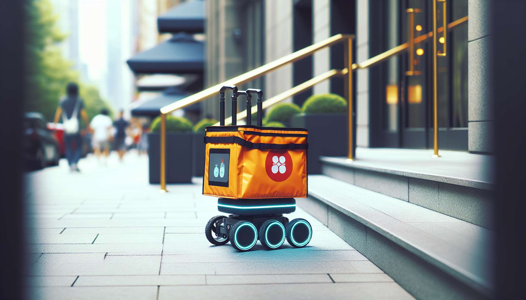 Uber Inicia Experimentos com Robôs para Entrega de Comida, Mas Desafios Persistem na Portabilidade de Andares e Flexibilidade em Edifícios sem Elevador
