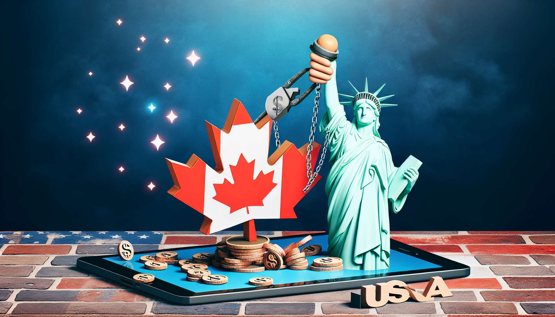 Canadá Remove Taxa sobre Serviços Digitais dos EUA