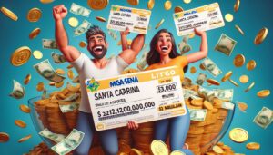 Catarinenses ganham na Mega-Sena e dividem prêmio de R$ 32 milhões