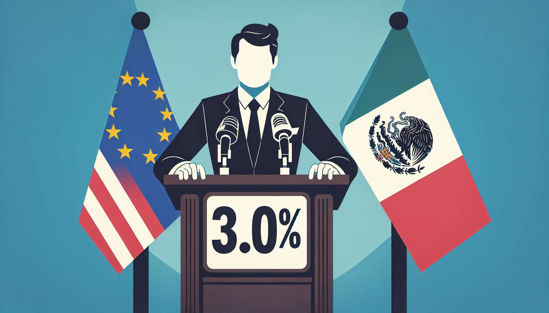 Trump impõe tarifas de 30% à União Europeia e México