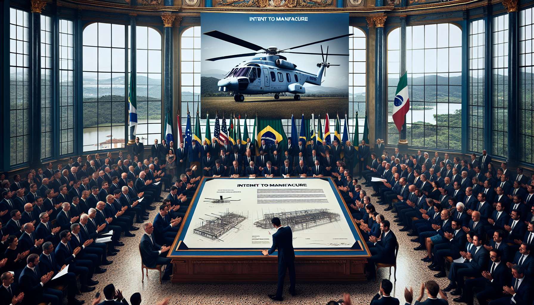 França firma acordo para fabricação de helicóptero Airbus em Minas Gerais
