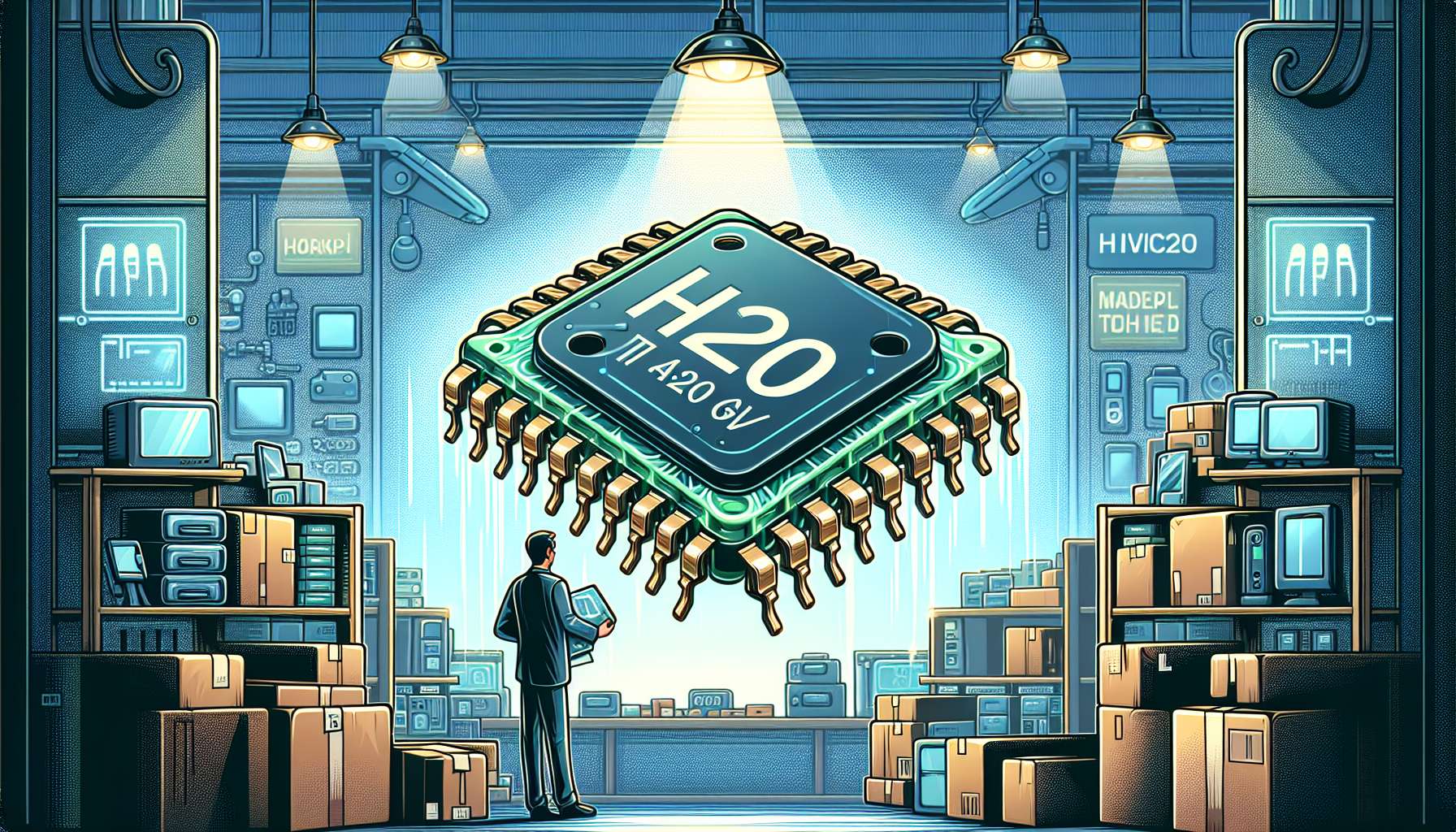 Nvidia retoma vendas do chip H20 na China após permissão de Trump