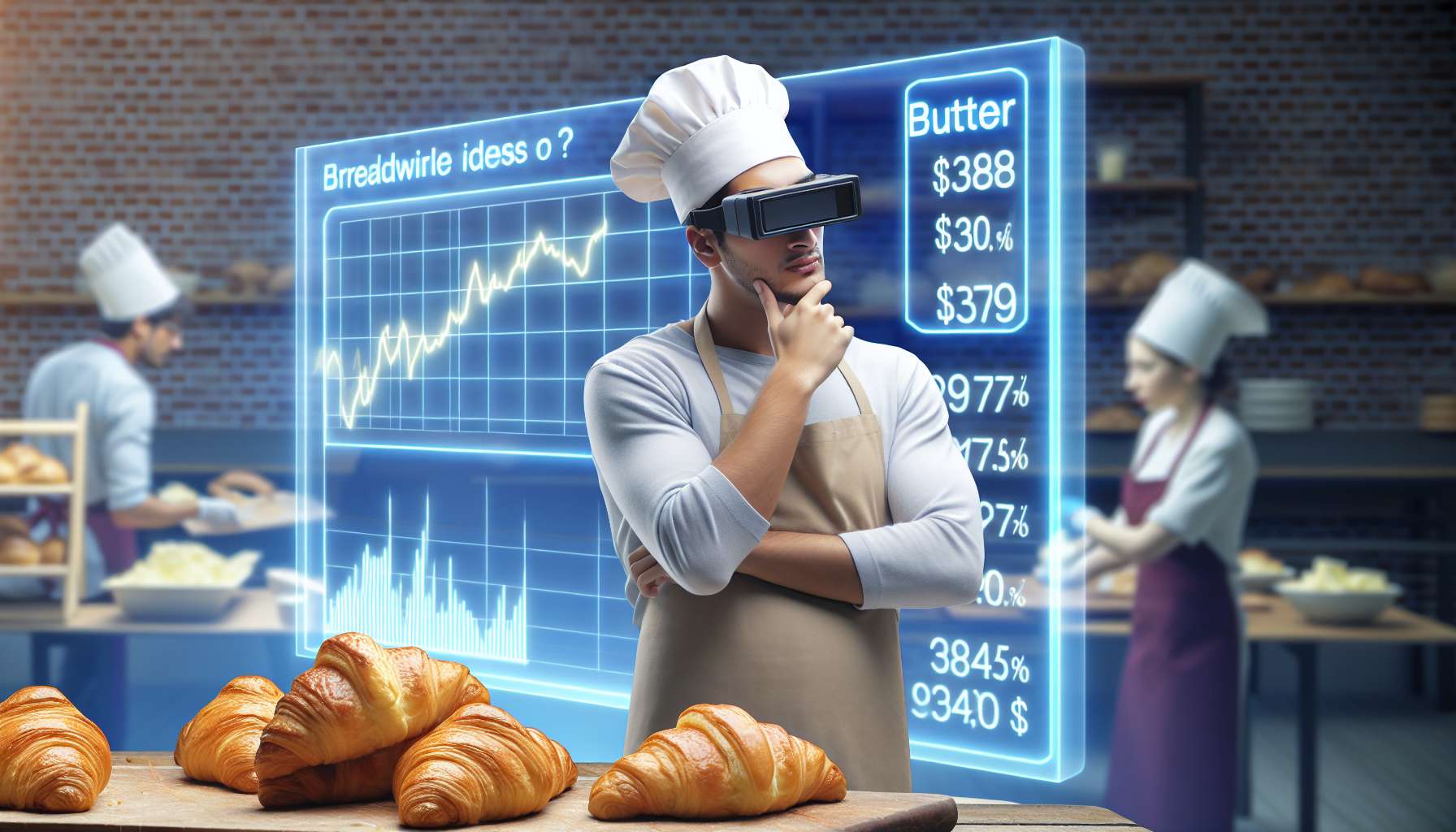 Alta no preço da manteiga impacta produção de croissants globalmente