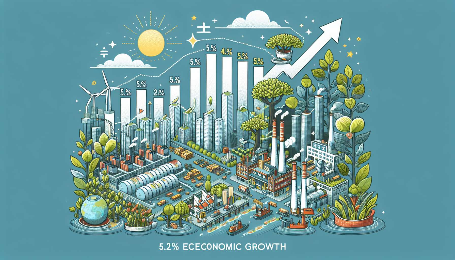 Economia Chinesa Registra Crescimento de 5,2% no 2º Trimestre