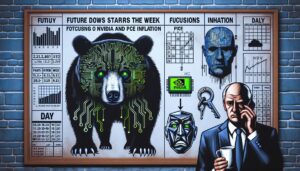 Futuro do Dow Jones cai com atenções voltadas para Nvidia e inflação nos EUA