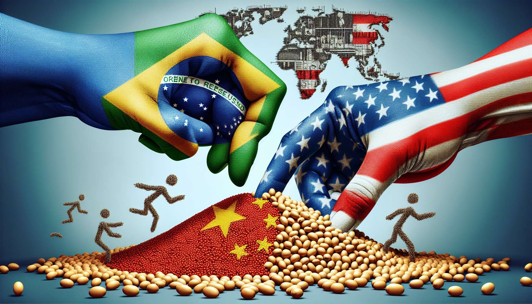 Disputa Brasil-EUA pelo mercado chinês de soja aquece tensões comerciais