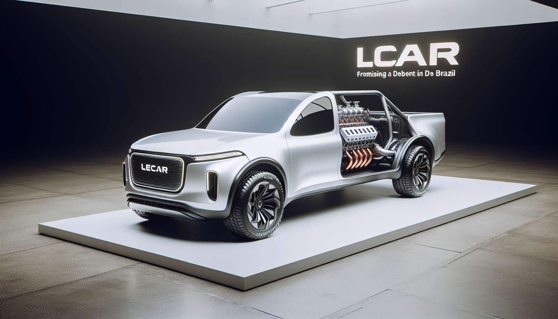 Lecar apresenta picape inovadora no Brasil com estreia prevista para 2027